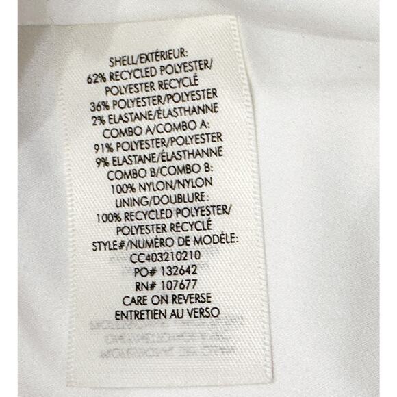 Alice + Olivia Alexia White Sheer Corset Fitted Jacket Blazer Size 4 - Picture 5 of 6